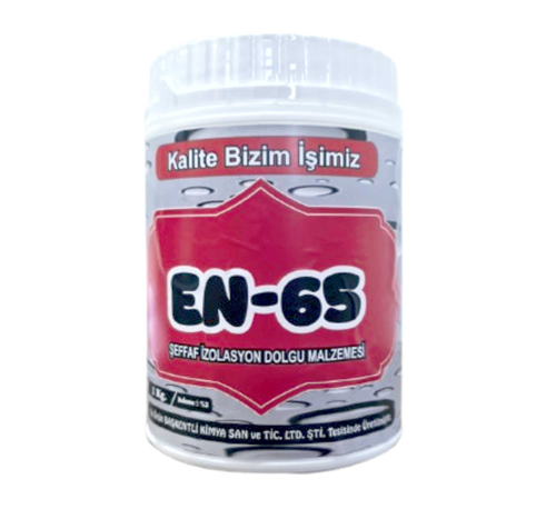 EN - 65 ŞEFFAF SIVI İZOLASYON 1 KG / 18 - 6